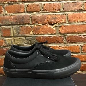 Suede and canvas Vans size 11.